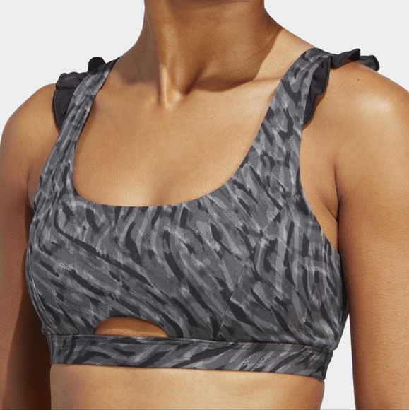 🎈ADIDAS COREFLOW STUDIO MEDIUM-SUPPORT BRA SIZE XLDD - Picture 1 of 9